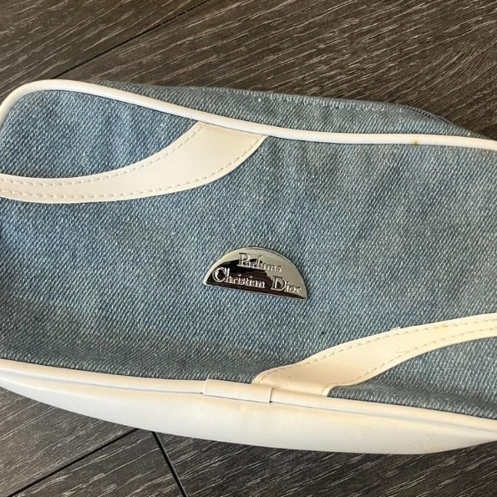 Dior Blue and White Belt Bag
